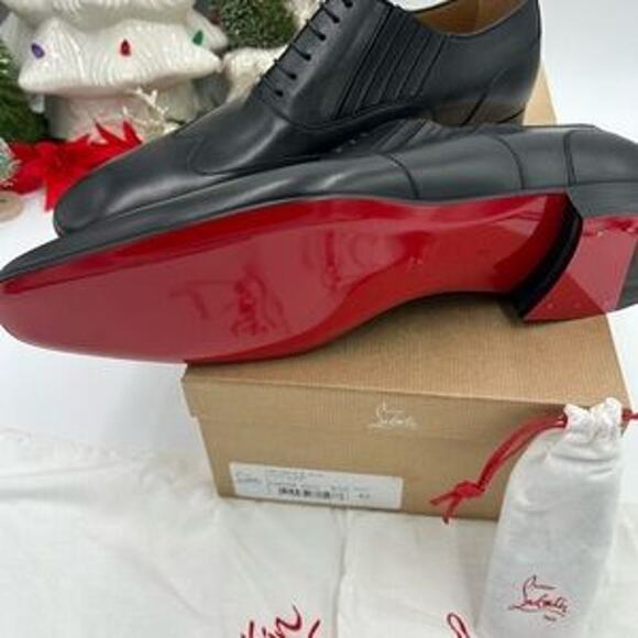 Men's Christian Louboutin my AMOR lace up Oxford's size 46 made in Italy - Picture 6 of 12